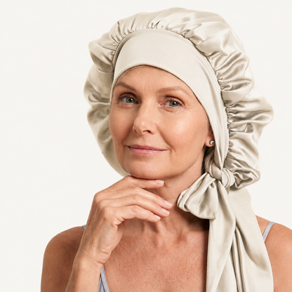 LYSE™ Ekte Mulberrysilke Bonnet