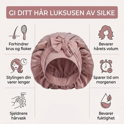 LYSE™ Ekte Mulberrysilke Bonnet