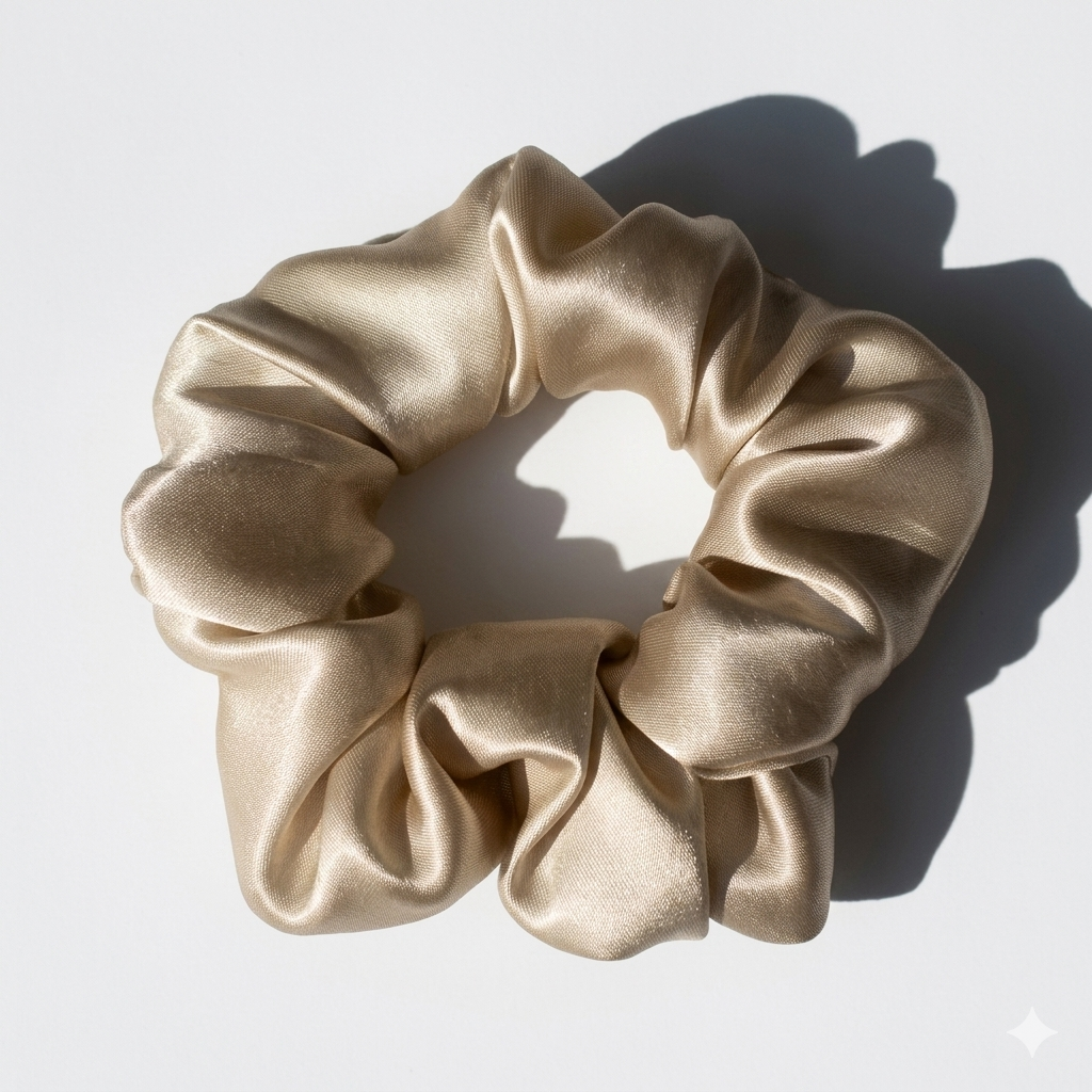 2 pack - Scrunchies i 100 % morbærsilke